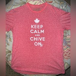 Original KCCO Canadian Keep Calm and Chive On t-shirt